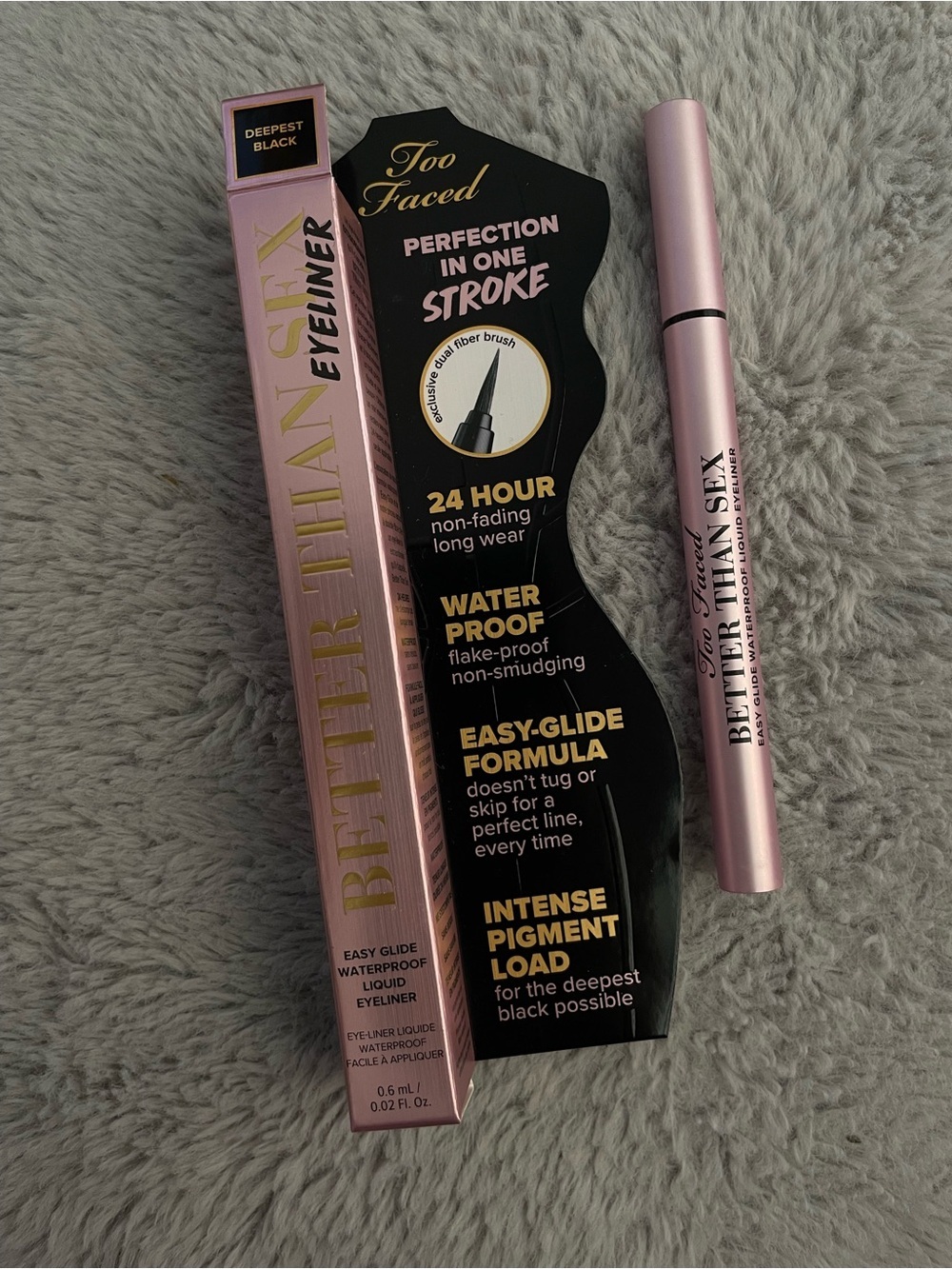 Too Faced Better Than Sex Eyeliner ā Deepest Black